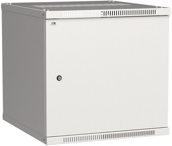 

Шкаф настенный 19", 12U ITK LWE3-12U66-MF LINEA WE 600x600мм дверь металлическая серый, LWE3-12U66-MF