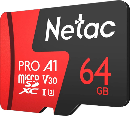 фото Карта памяти MicroSDXC 64GB Netac NT02P500PRO-064G-S в Самаре