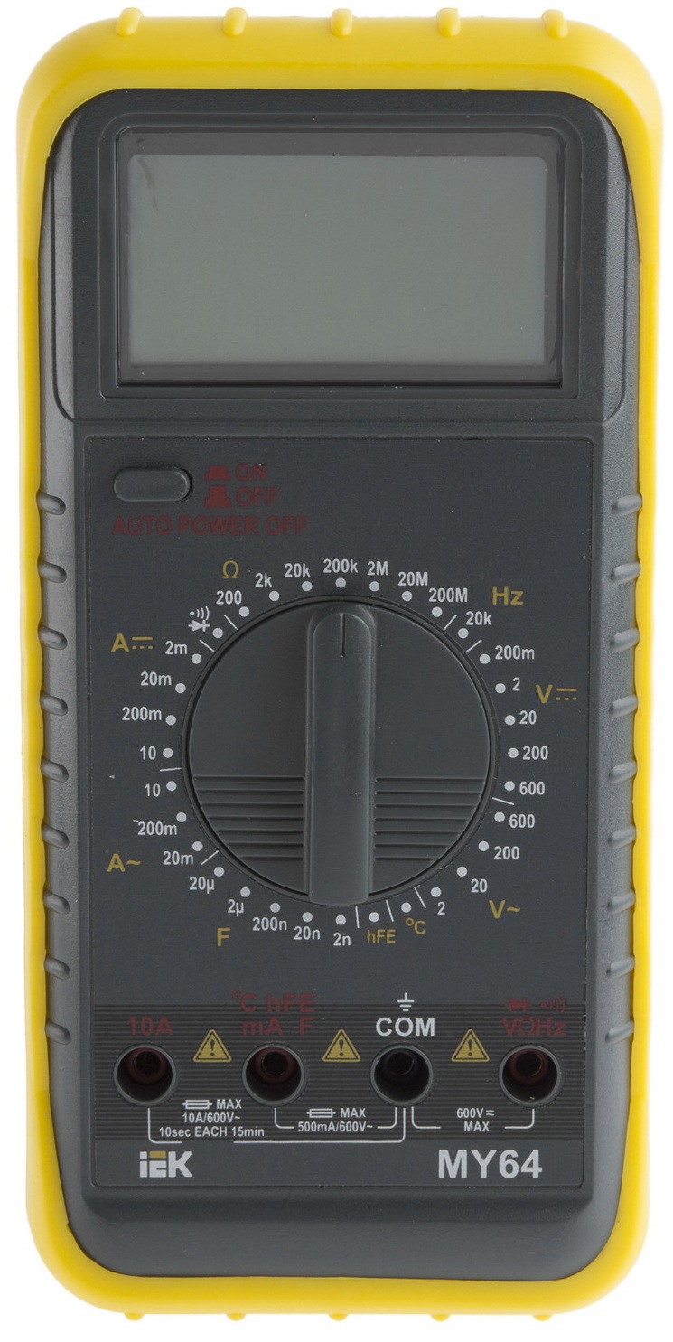 

Мультиметр IEK TMD-5S-064 Professional MY64 цифровой, TMD-5S-064