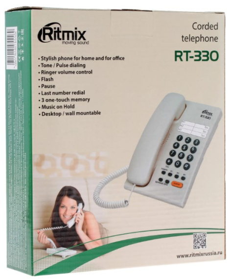 фото Телефон проводной  Ritmix RT-330 в Уфе