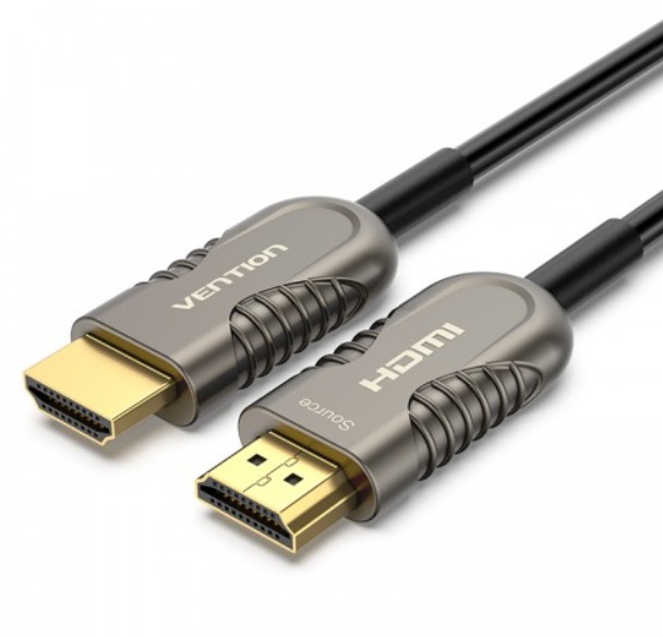 

Кабель интерфейсный Vention ALBBN оптический HDMI v2.1 19M/19M - 15м. черный, ALBBN