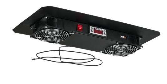 

Вентиляторный блок TLK TLK-FAN2-TERM-F-BK для настенных шкафов серии TWC, TWA, TWM, 2 вентилятора с фильтрующими элементами (нижние решётки пластиковы, TLK-FAN2-TERM-F-BK
