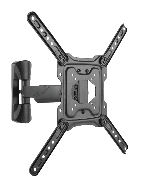 

Кронштейн настенный Ultramounts UM869 для ТВ 23-55", до 35кг, наклон до 15°, поворот на 90°, от стены 49-305мм, max VESA 400х400, черное, UM869