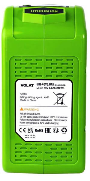 фото Батарея  VOLAT VT-GRE-40-6 в Воронеже