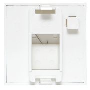 фото Накладка розетки компьютерной EKF TRP-INS-MOS-2M1P-WH