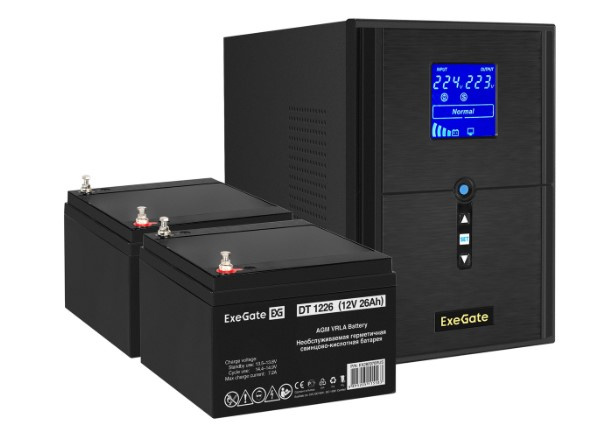 фото Комплект  Exegate SineTower SZ-2000.LCD.AVR.3SH.1C13.USB в Волгограде