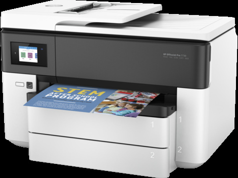 фото МФУ струйное цветное HP OfficeJet Pro 7730