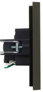 фото Розетка с заземлением IEK FP-R14-16-1-K03