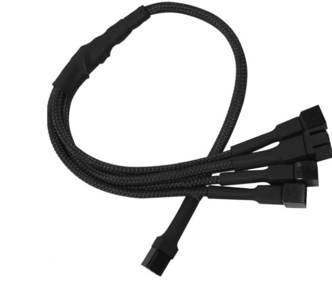 

Разветвитель Nanoxia NX34A30 для вентиляторов 3-pin в 4 х 3-pin, 30 см, черный, NX34A30