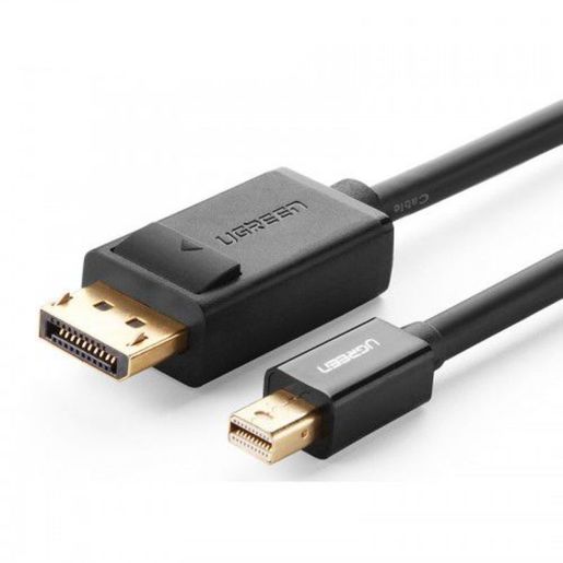 

Кабель интерфейсный mini DisplayPort-DisplayPort UGREEN 10477_ 1,5 м, черный, 10477_