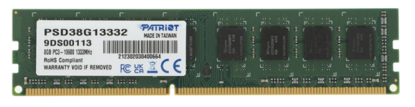 фото Модуль памяти DDR3 8GB Patriot Memory PSD38G13332 в Уфе