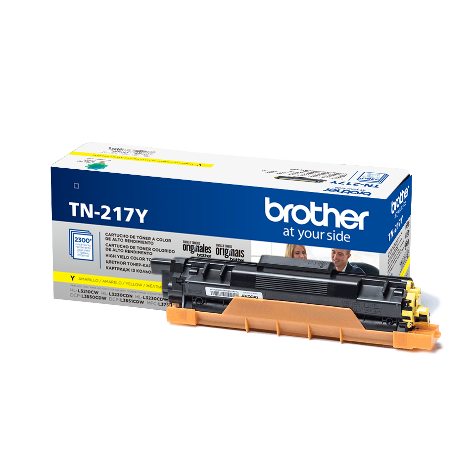 

Тонер Brother TN-217Y для Brother HLL3230CDW/DCPL3550CDW/MFCL3770CDW жёлтый (2300стр), TN-217Y