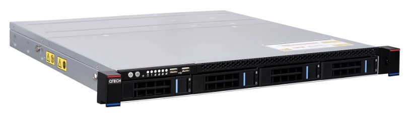 

Сервер QTECH QSRV-130404_18 1U 4*3.5 HDD (support 2.5 ') HS; CPU Xeon E3-1220 v6 4 core 3,0GHz; 1*8GB DDR4 UDIMM; Software RAID (SATA only PCH) 0,1,5, QSRV-130404_18