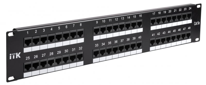 

Патч-панель IEK PP48-2UC5EU-D05-1 2U кат. 5Е UTP 48 портов (Dual) с каб. орг-м, PP48-2UC5EU-D05-1
