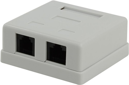 

Розетка 5bites LY-SB09 RJ45,5E,RJ11,2PORTS, LY-SB09