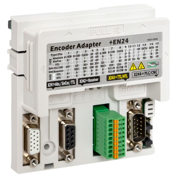 

Карта расширения EKF PD-500-ACC-EN24 для подключения энкодера Absolute/SinCos/TTL/HTL/Resolver для преобразователя частоты PRO-Drive PD-500, PD-500-ACC-EN24