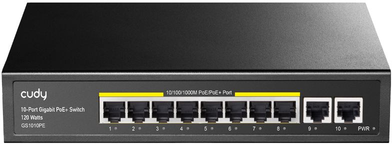 фото Коммутатор неуправляемый  Cudy GS1010PE