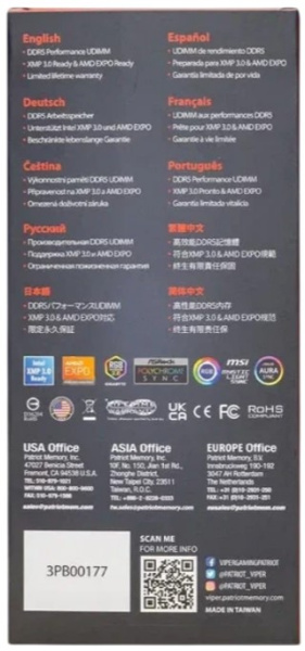 фото  DDR5 16GB Patriot PVVR516G56C36 в Самаре
