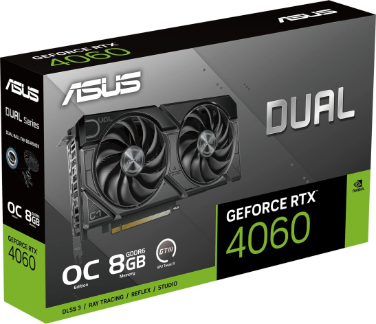 фото Видеокарта  ASUS NVIDIA GeForce RTX 4060 8GB GDDR6