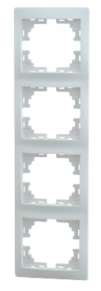 Изображение товара Рамка для розетки Lezard 701-0200-154 4 поста вертикальная