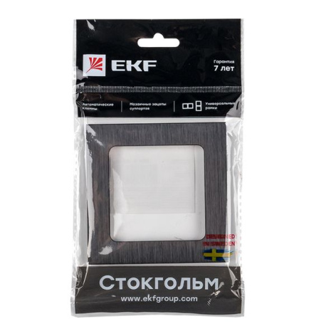 фото Рамка одинарная  EKF EZM-G-302-10 в Ростове-на-Дону