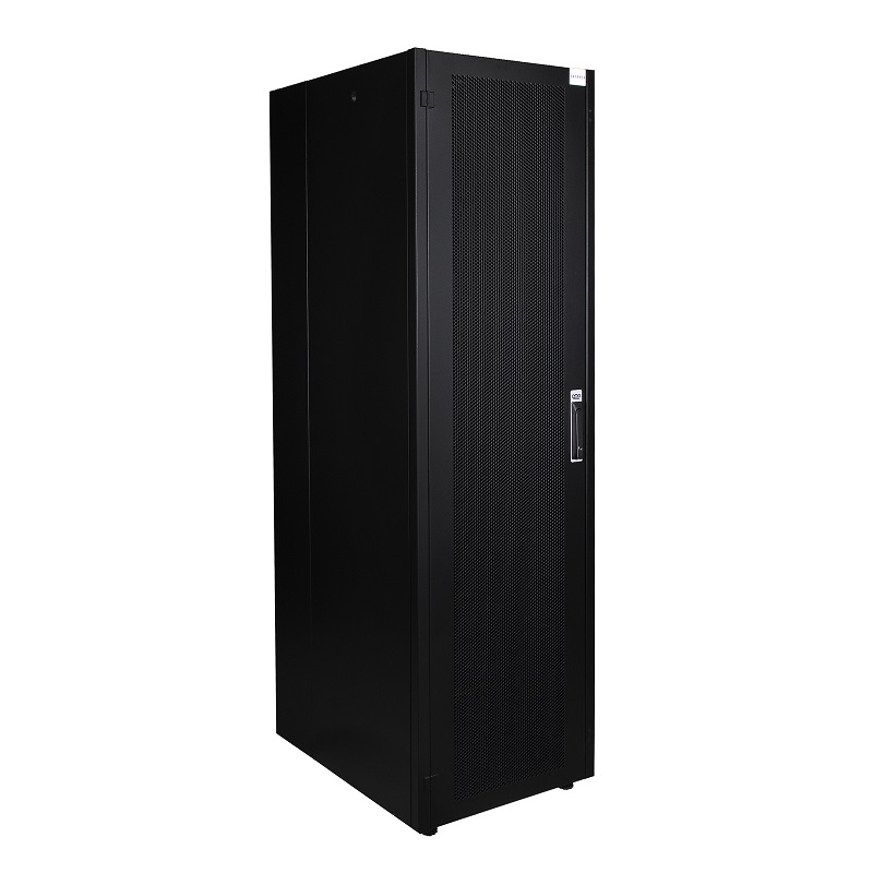 

Шкаф напольный 19", 47U Datarex DR-721611 телекоммуникационный 600х800, передняя дверь перфорация, задняя стенка перфорированная, черный, DR-721611