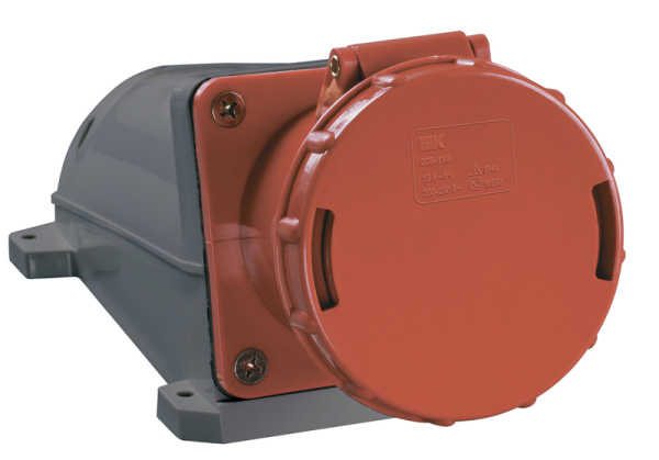 Изображение товара Стационарная наружная розетка IEK PSR12-063-4 63А 4Pol PE