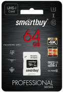 фото Карта памяти SmartBuy SB64GBSDCL10U3-01
