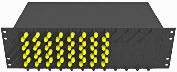 фото Кросс оптический стоечный  TopLAN КРС-Top-3U-64ST/U-OM2-BK в Уфе