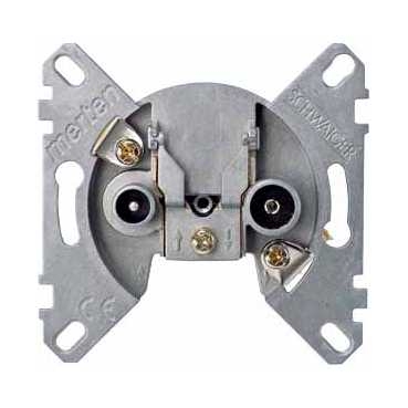 

Розетка Schneider Electric MTN466099 Merten (механизм) TV-SAT оконечная, IP20, MTN466099