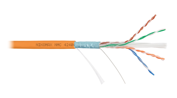 фото Кабель витая пара F/UTP 6 кат. 4 пары NikoMax NMC 4240C-OR в Перми