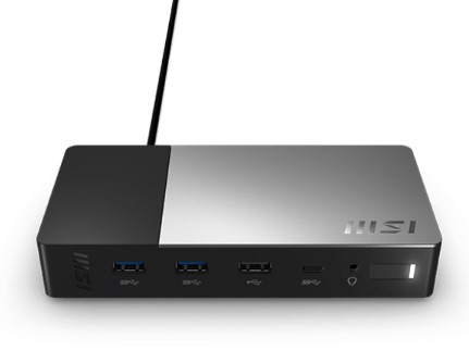 

Док-станция MSI 957-1P151E-023 USB 2.0, 2*USB 3.2 Gen2, 2 x USB Type-C, DP, RJ45, ComboJack, 150W adapter, 957-1P151E-023
