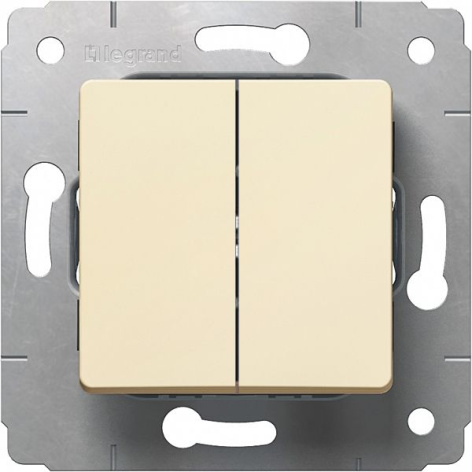 Изображение товара Выключатель Legrand 773758 серии CARIVA встраиваемый белый