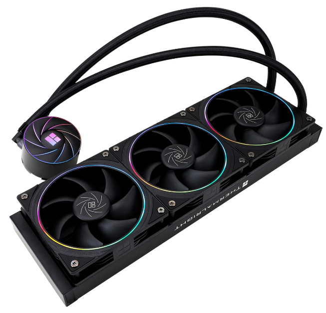 

Система охлаждения жидкостная Thermalright Aqua Elite Black 360 ARGB V2 LGA115X/1200/1700/1851/2011/2066/AM4/AM5 (3*120mm, 2000rpm, 68.9CFM, 28dBa), Aqua Elite Black 360 ARGB V2