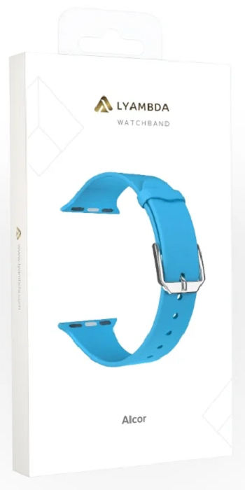 

Ремешок на руку Lyambda ALCOR DS-APS08C-44-BL силиконовый для Apple Watch 42/44 mm blue, ALCOR