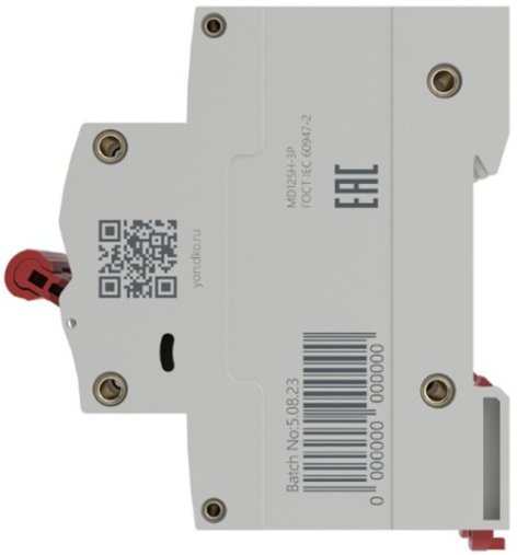 фото Автоматический выключатель модульный DKC MD125H-3PC100
