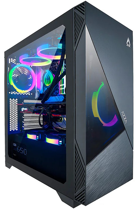 

Корпус ATX Azza Eclipse CSAZ-440 черный, без БП, боковая панель из закалённого стекла, 2xUSB2.0, USB3.0, audio, Eclipse
