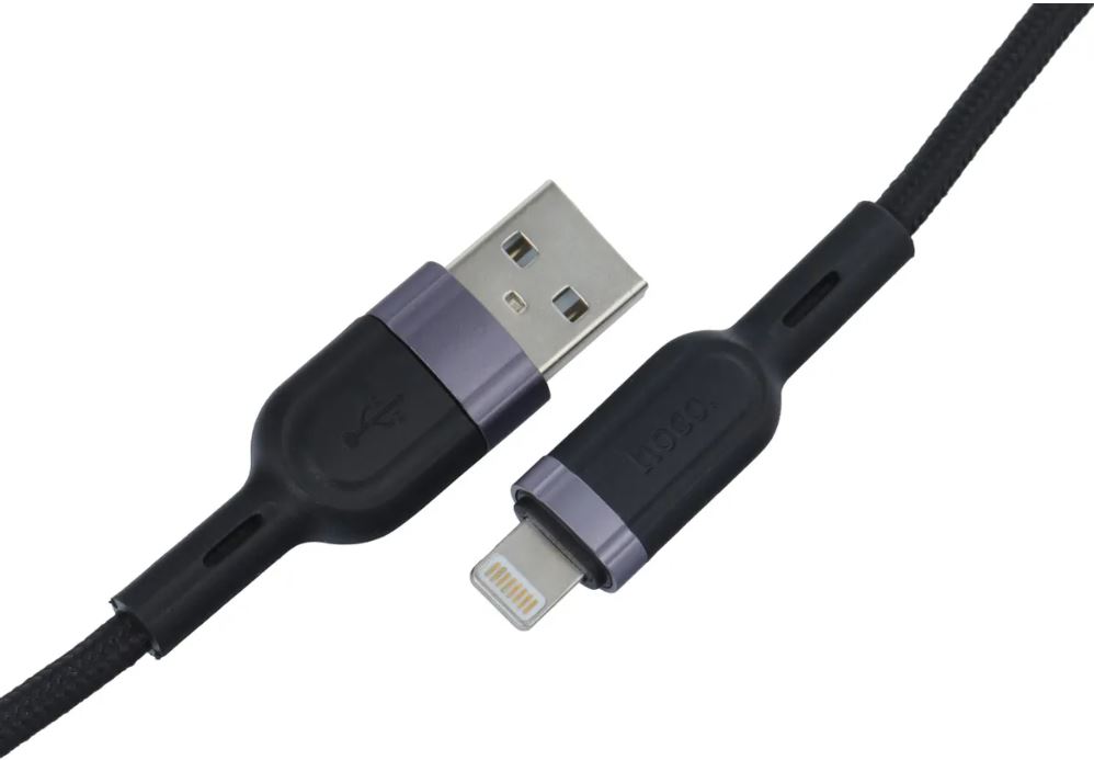 

Кабель Hoco U117 IP(01481) 1м черный, U117