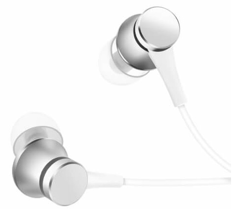 

Наушники Xiaomi Mi In-Ear Basic ZBW4355TY серебристые, проводные, 1.25м, в ушной раковине, Mi In-Ear Basic