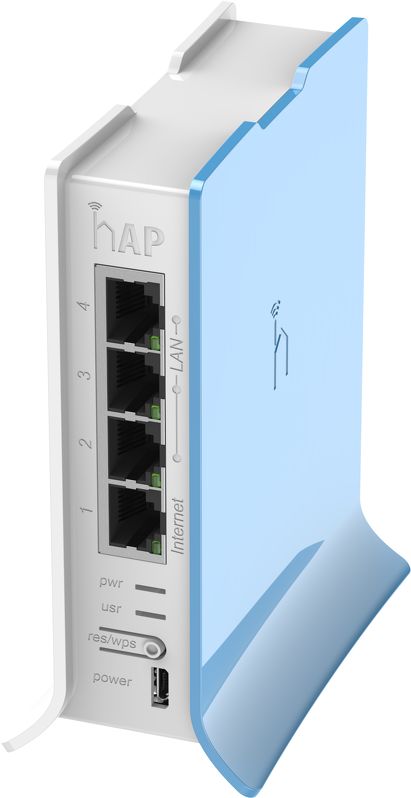 

Маршрутизатор Mikrotik RB941-2nD-TC RouterBOARD hAP lite, 2.4GHz., 802.11 b/g/n,4 порта Ethernet, процессор 650MHz, RouterOS Level 4.БП, RB941-2nD-TC
