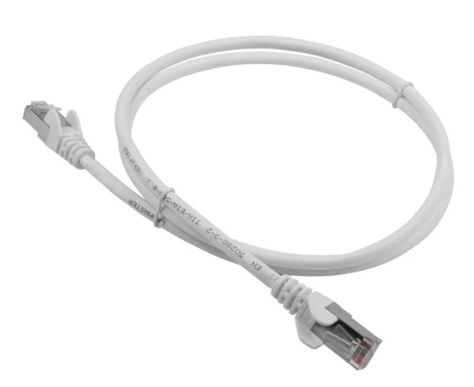 

Кабель патч-корд F/UTP 5e кат. 1м. Lanmaster LAN-PC45/S5E-1.0-WH RJ45 - RJ45, 4 пары, белый. LSZH, LAN-PC45/S5E-1.0-WH