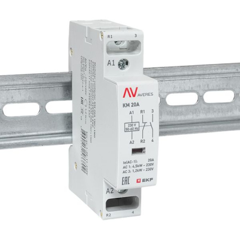 фото Контактор модульный EKF km-av-1-20-11-230V в Екатеринбурге