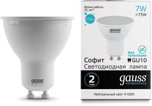 фото Лампа светодиодная Gauss 13627 в Уфе