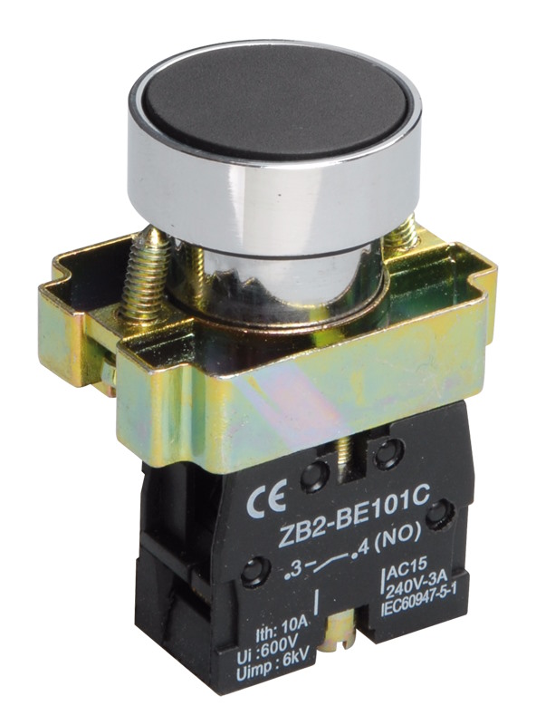 

Кнопка управления IEK BBT60-BA-K02 LAY5-BA21 без подсветки черная 1NO, BBT60-BA-K02