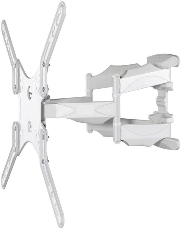 

Кронштейн настенный ONKRON M5 32-60" макс. 400*400 наклон -2°/+10° поворот 140º, макс. нагрузка 36,4кг от стены 42-452мм, белый, M5