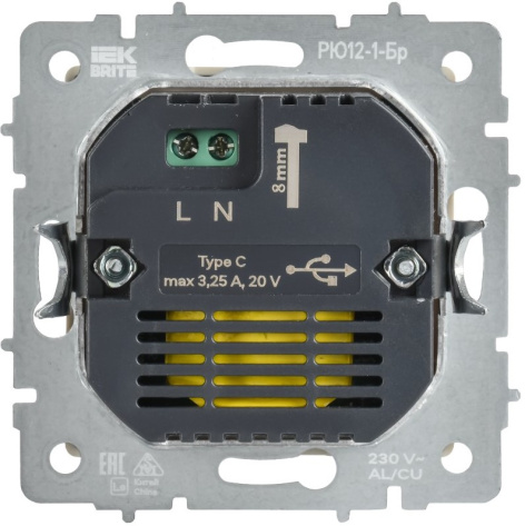 фото Розетка USB  IEK BR-U13-065-K53 в Санкт-Петербургe