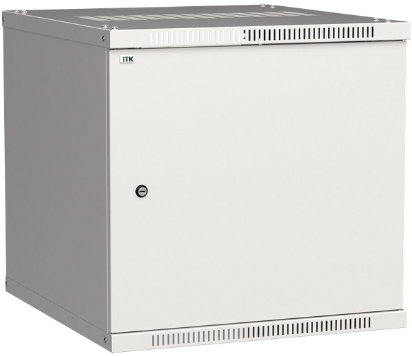 

Шкаф настенный 19", 12U ITK LWE3-12U67-MF LINEA WE 600x650мм дверь металлическая серый, LWE3-12U67-MF
