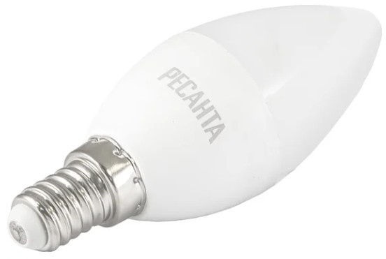 фото Лампа светодиодная Ресанта LL-R-C37-6W-230-3K-E14 в Краснодаре