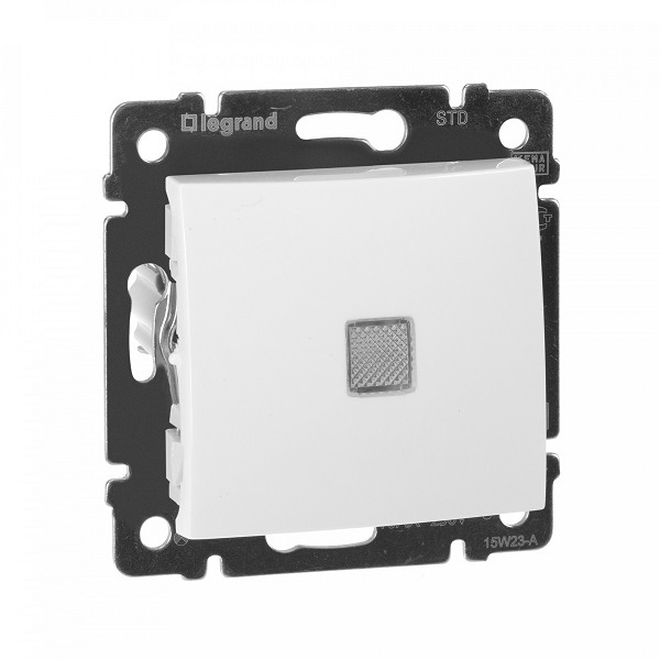 

Выключатель Legrand 694261 Valena CLASSIC - одноклавишный, с подсветкой, белый, 694261