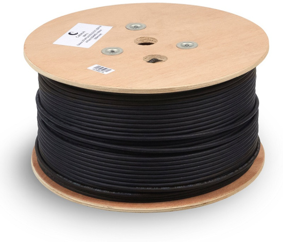 фото Кабель витая пара F/UTP 5e кат. 4 пары Cabeus FTP-4P-Cat.5e-SOLID-OUT-LSZH-UV в Краснодаре